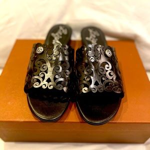 Brighton sandals; black never worn